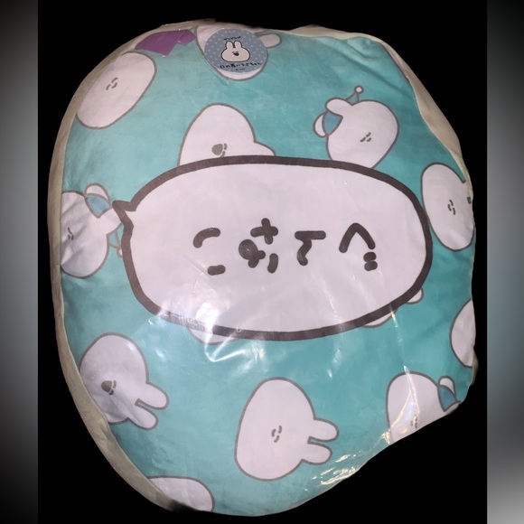 🐰 Zakos Foul-Mouthed Rabbit Dye-Cut BIG Soft Squishie Plush Cushion From Japan - Picture 5 of 8